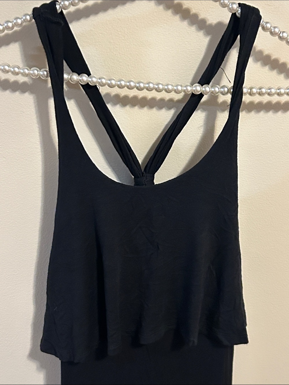 Rosette by Be Cool Black Maxi Dress Size M Strappy Twist Back